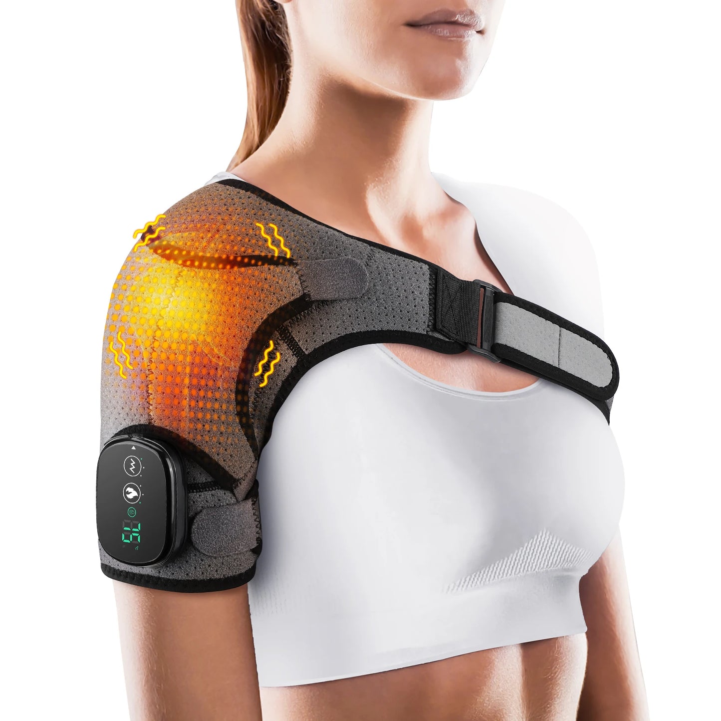 Electric Shoulder Massager Heating Pad Vibration